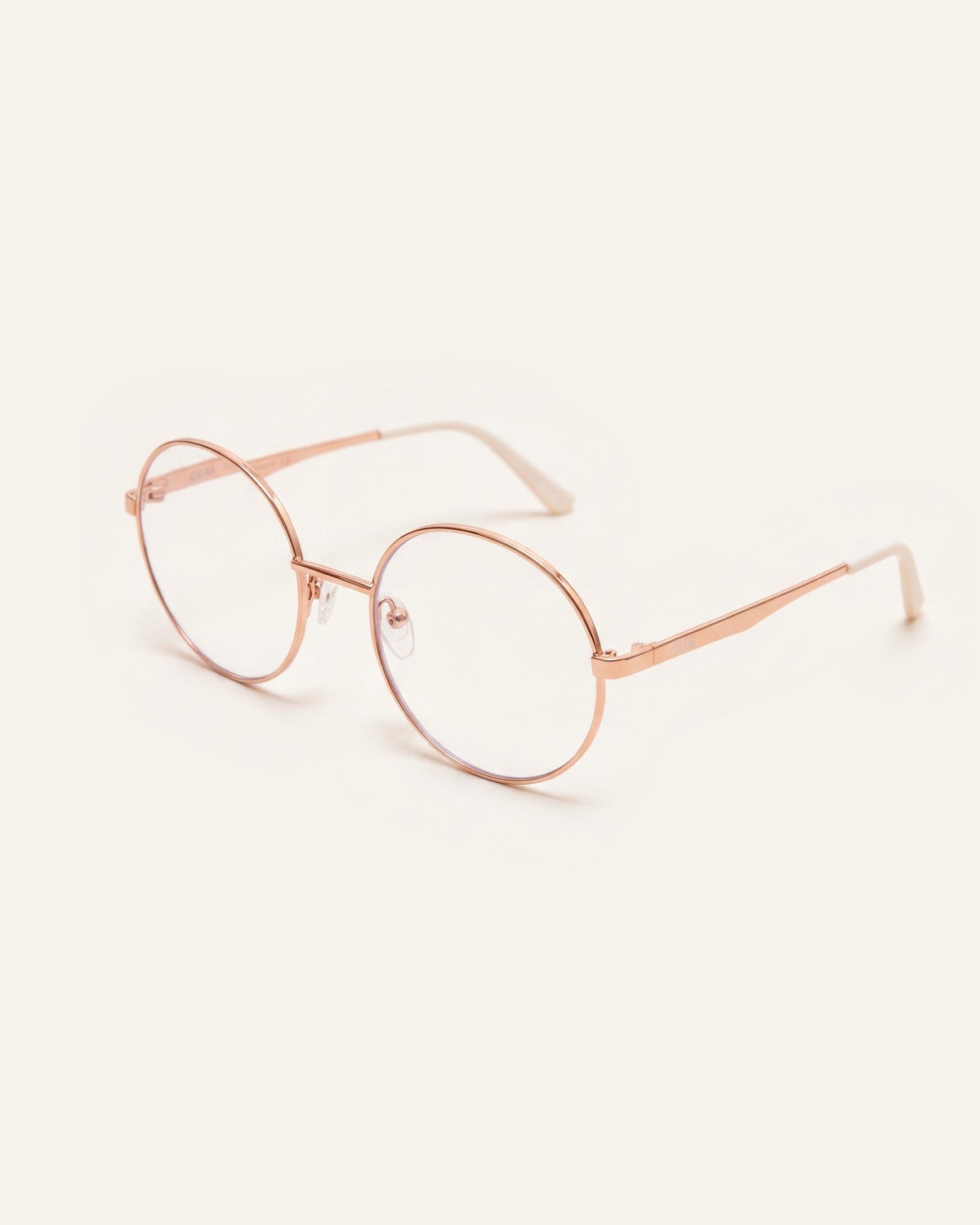 Grace Rose Gold Blue Light, three quarter