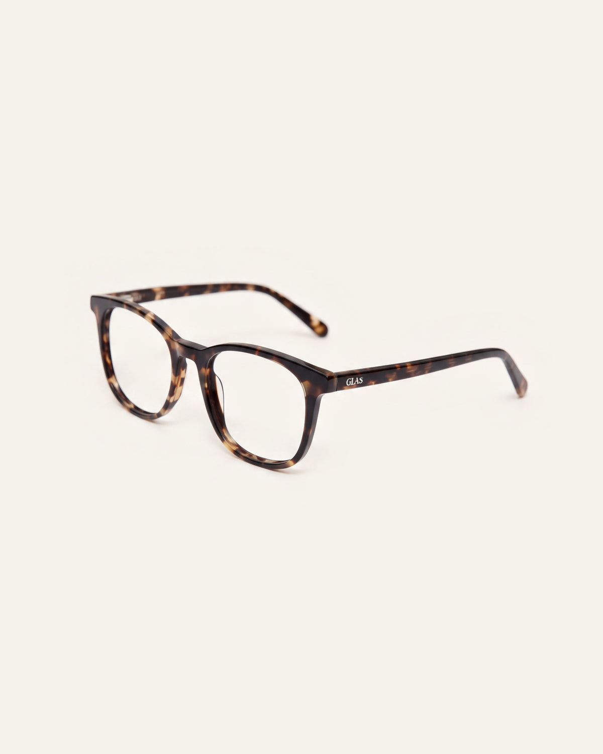 Zoey Amber Turtle Blue Light, three quarter