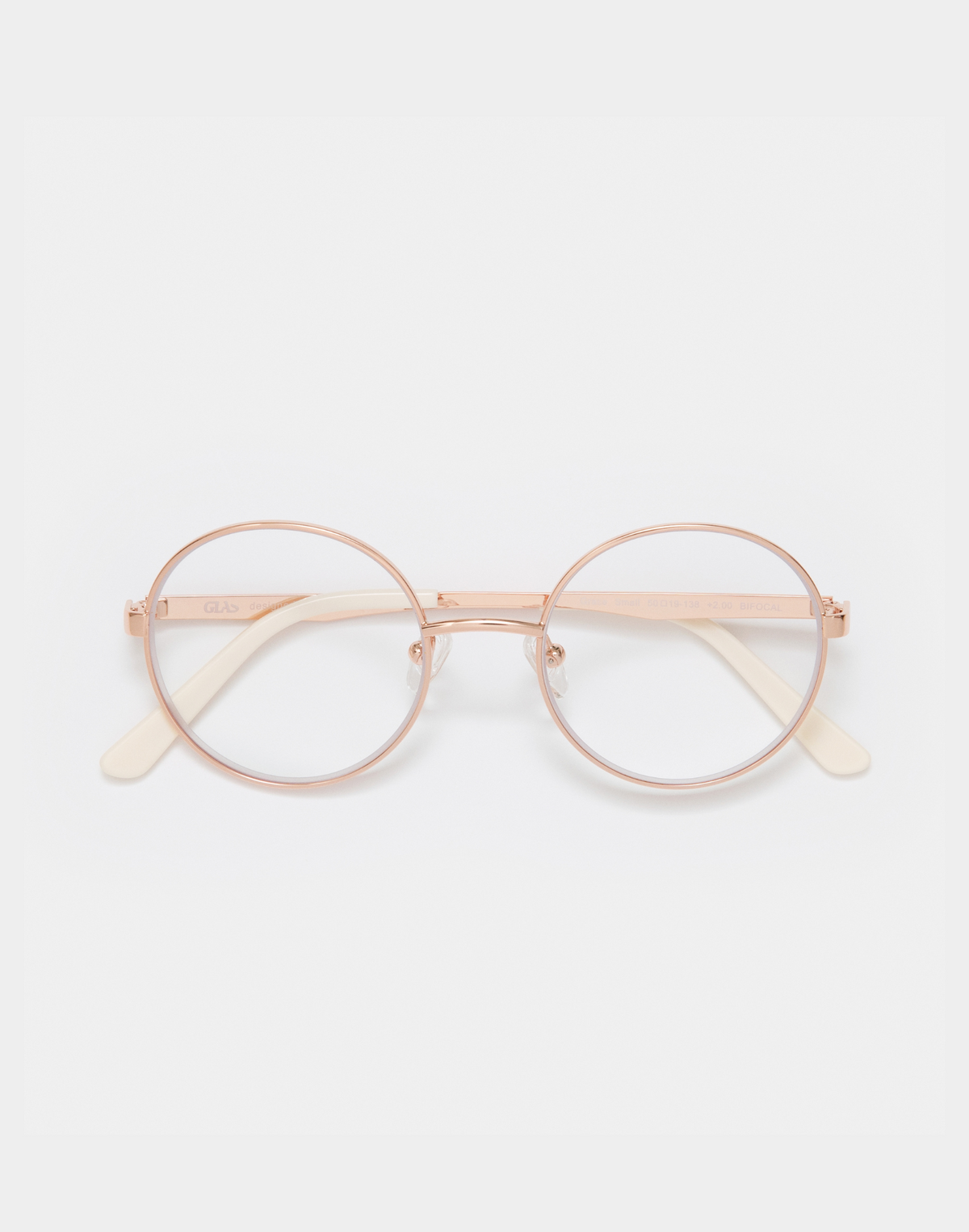 Grace Rose Gold Small Blue Light