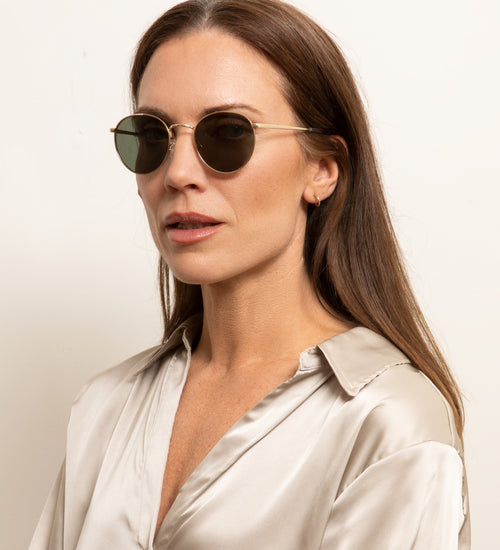 Lucy Classic Gold Sunglasses